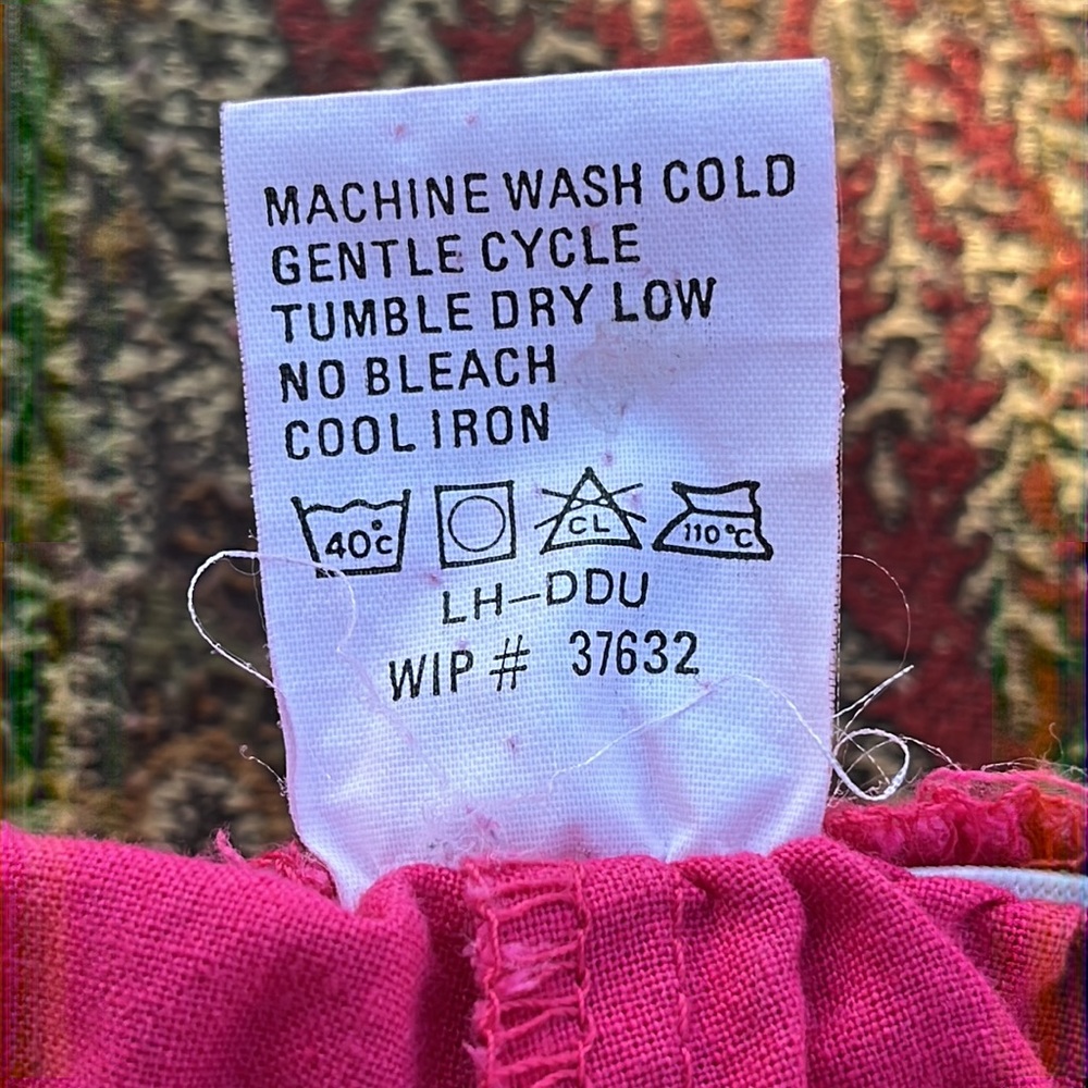 Woolrich Women Vintage Elastic-Waist High-Waist Button-fly Shorts, Magenta |L - Picture 8 of 11